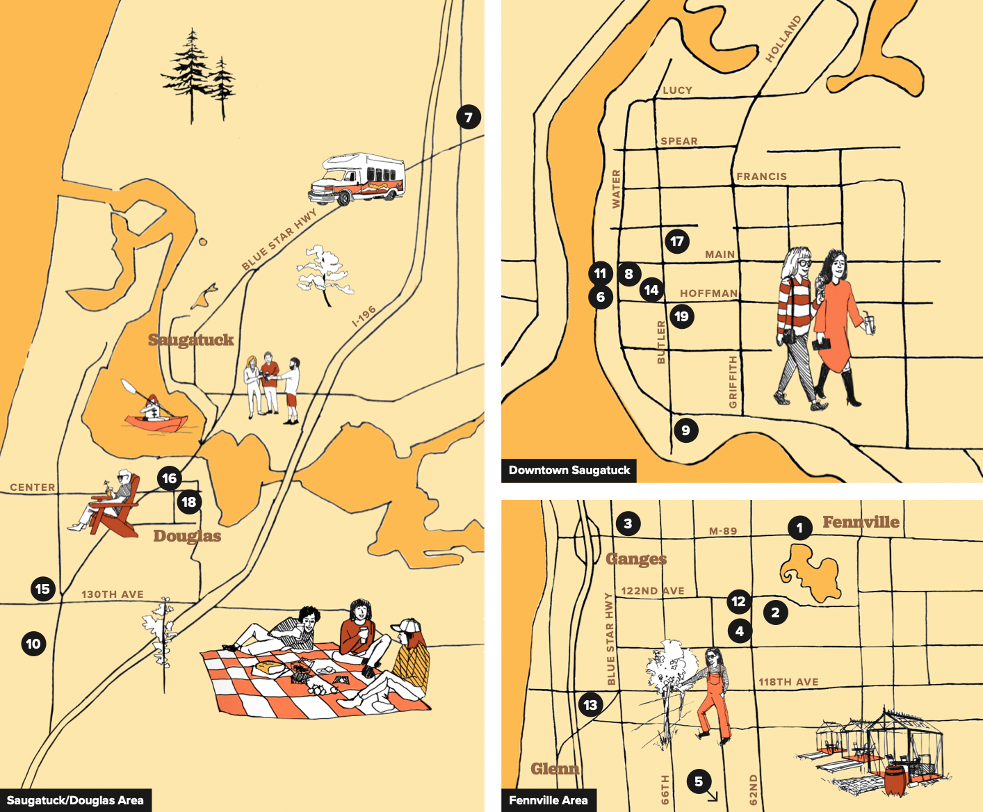 THINGS TO DO IN SAUGATUCK, DOUGLAS & FENNVILLE, MICHIGAN