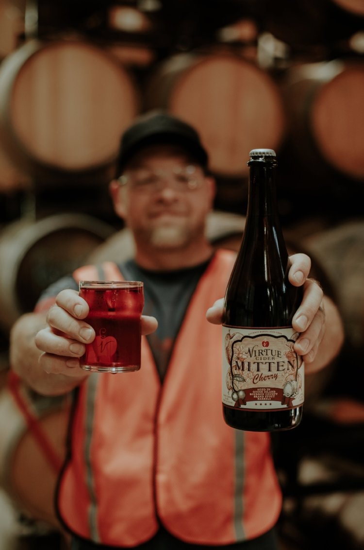 CIDER RELEASE: CHERRY MITTEN AGED IN BOURBON COUNTY BRAND STOUT BARRELS